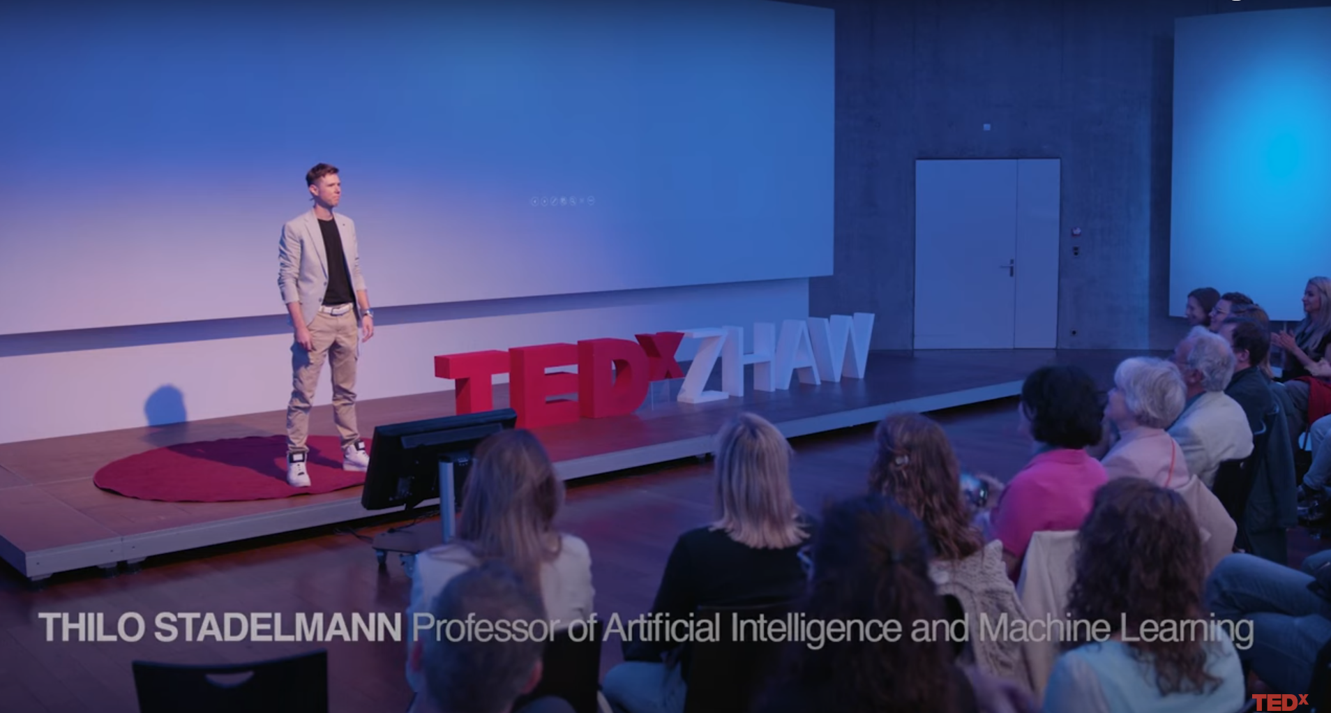 TED talk by AI professor Thilo Stadelmann, who explores the roots of our fear of AI.