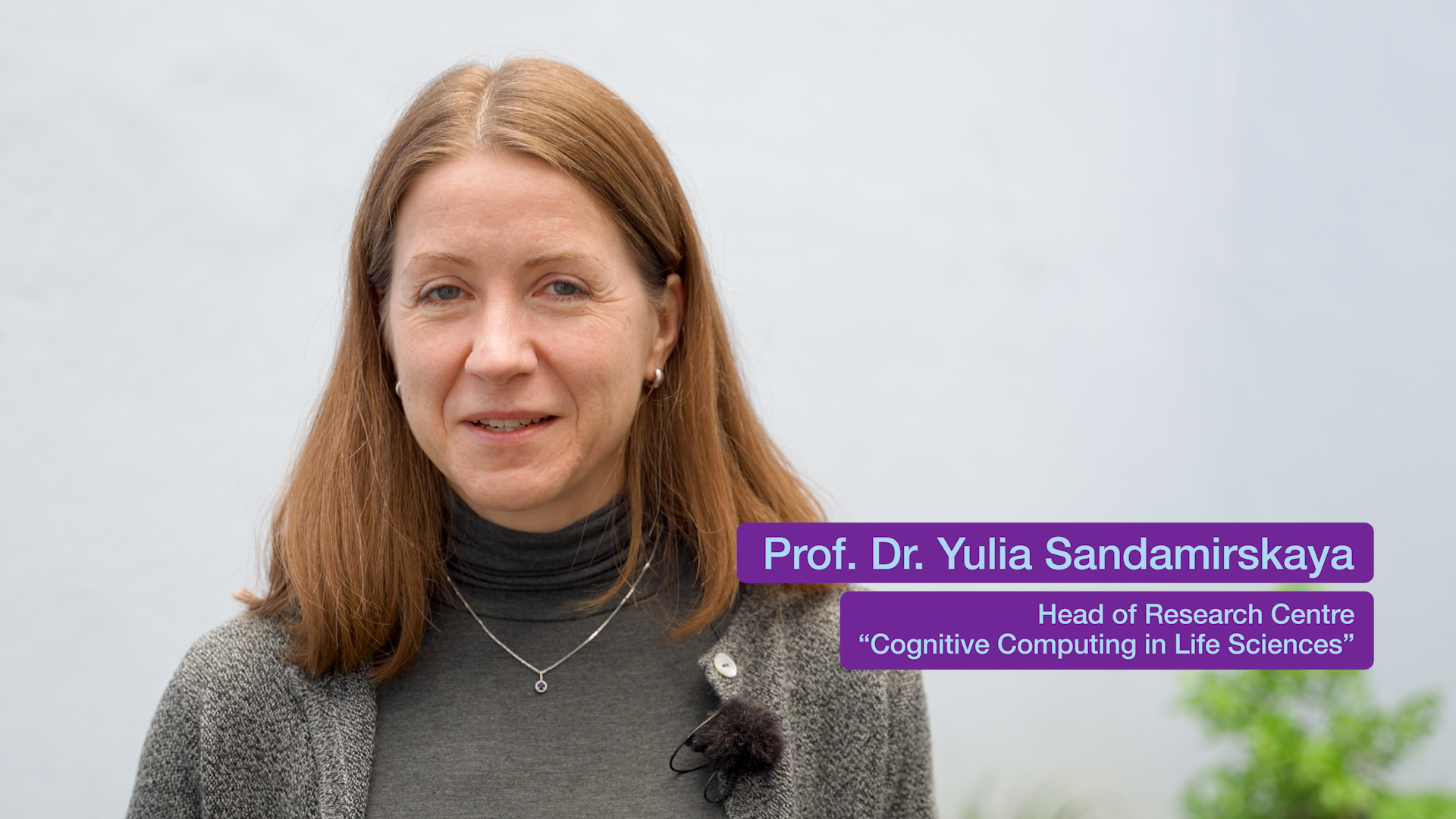 Video zum Workshop "Robotik in der Pflege", mit Prof. Dr. Yulia Sandamirskaya, Head of Research Centre "Coginitive Computing in Life Sciences"