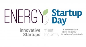 Einladung zum Energy Startup Day - 4. Nov. 2015