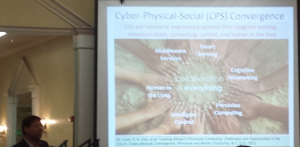 IEEE Fellow Sajal K. Das shows technological convergence of Cyber Physical Systems (CPS).