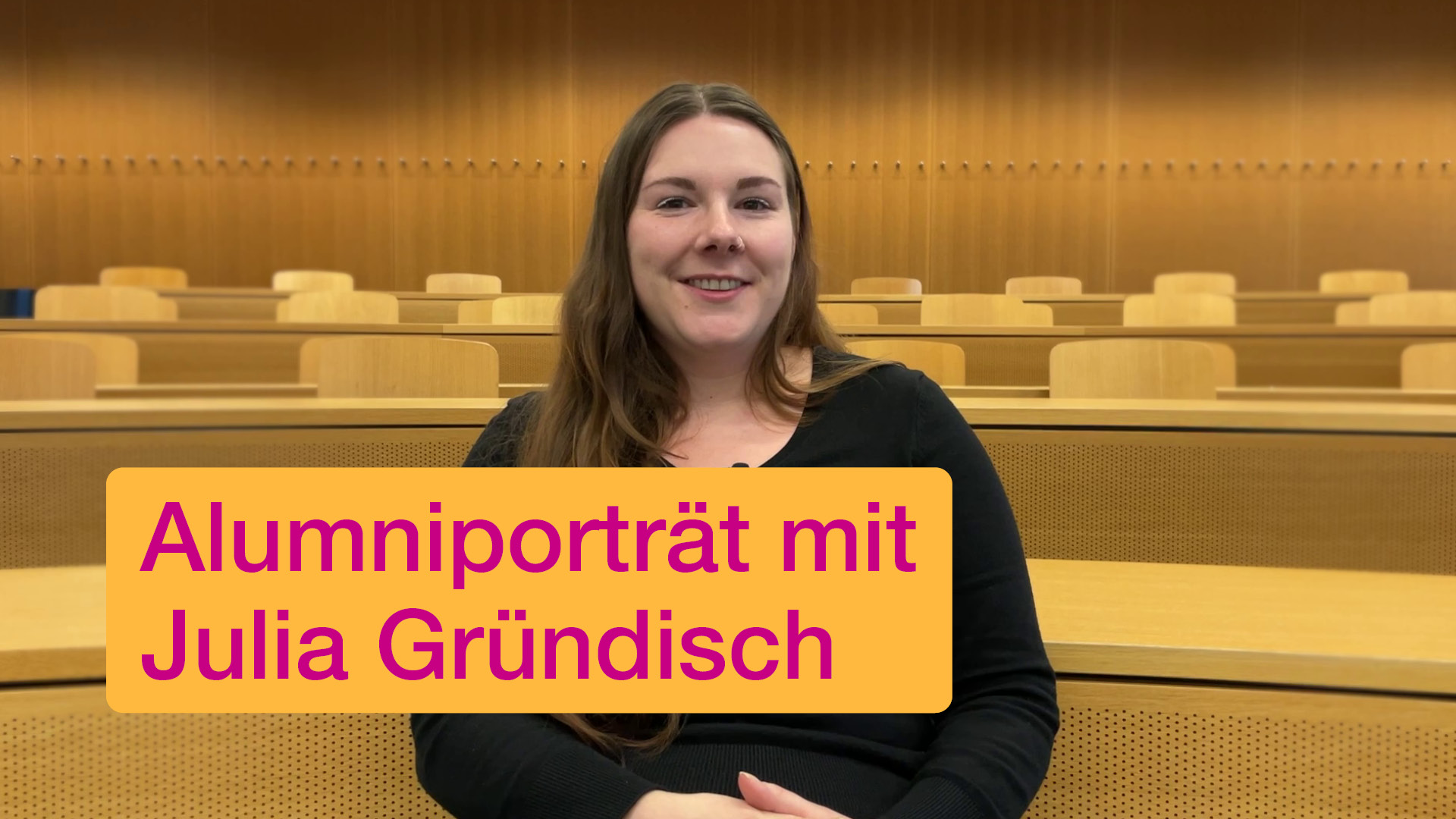 Videoporträt über die Absolventin und Dozentin Julia Gründisch.