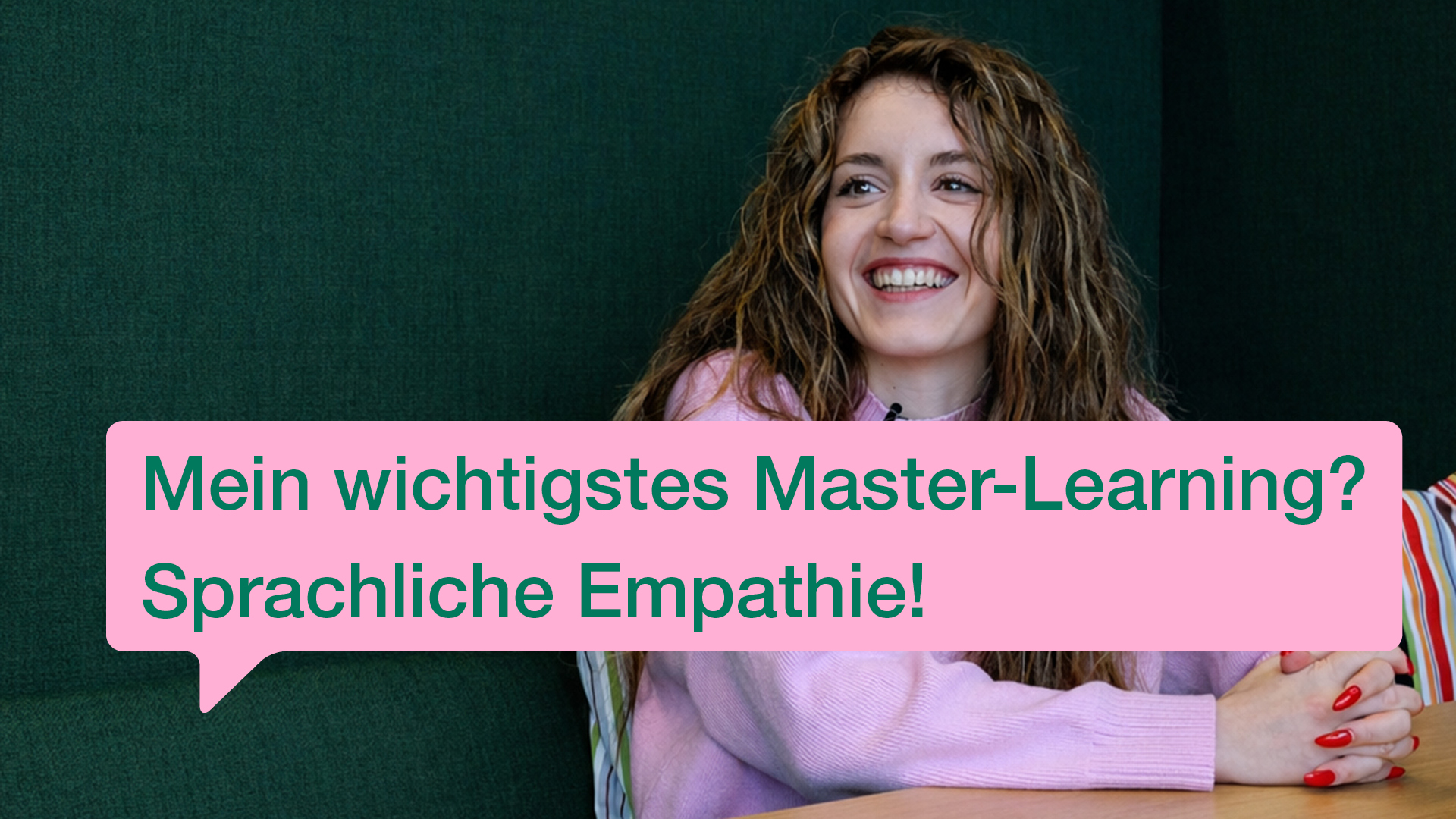 Ilaria Pizzulo, Absolventin Master Language and Communication, Profil Linguistic Diversity Management, über ihren Job