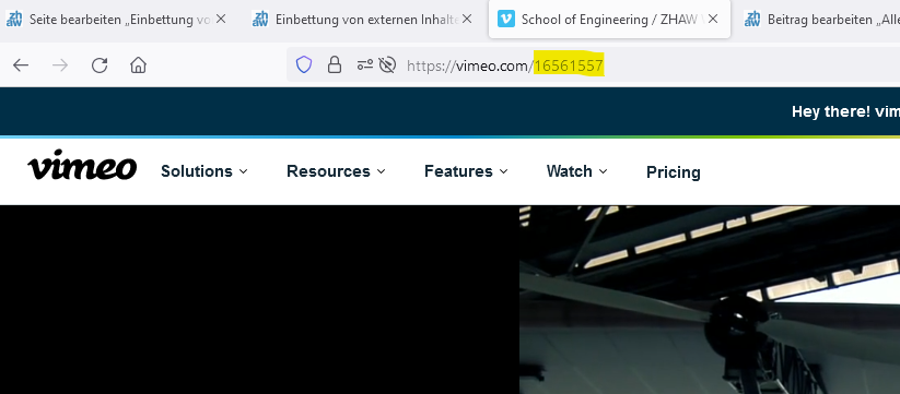 Anleitung Upload Youtube: nur letzen numerischen Teil, direkt nach der URL und Slash eingeben