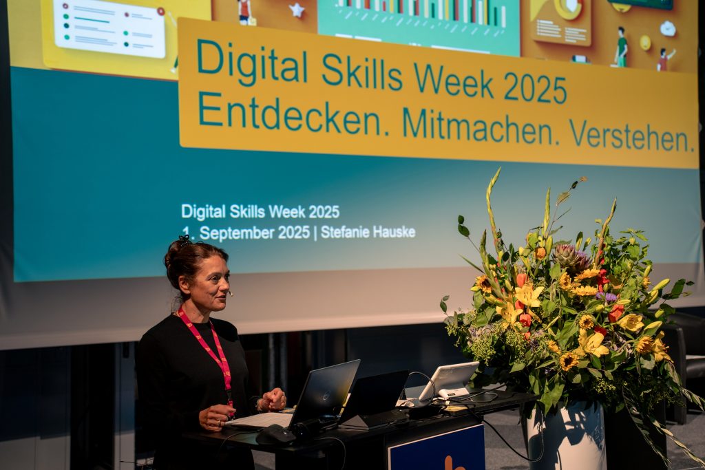 Foto von Stefanie Hauske, Leiterin der Digital Skills Academy.