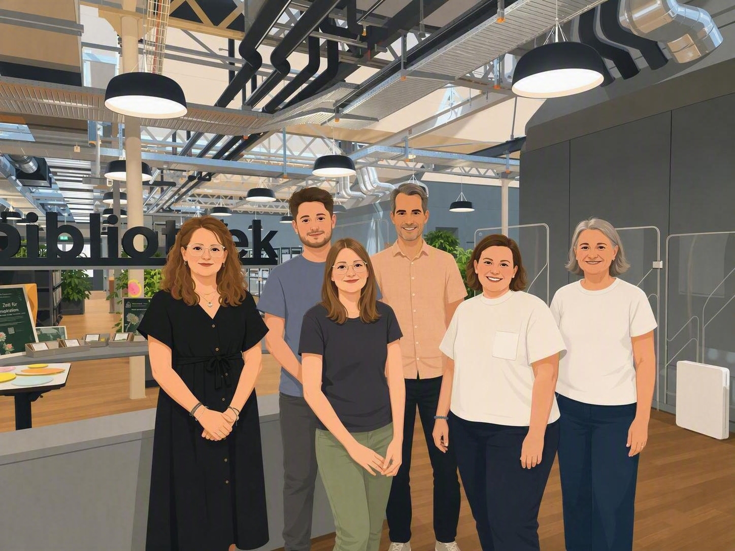 Und – lohnt sich ein Besuch? Das entscheiden Sie am besten selbst. Die Räume sind bereit. Das Team auch. Wir freuen uns darauf, Sie in der Hochschulbibliothek Wädenswil willkommen zu heissen.