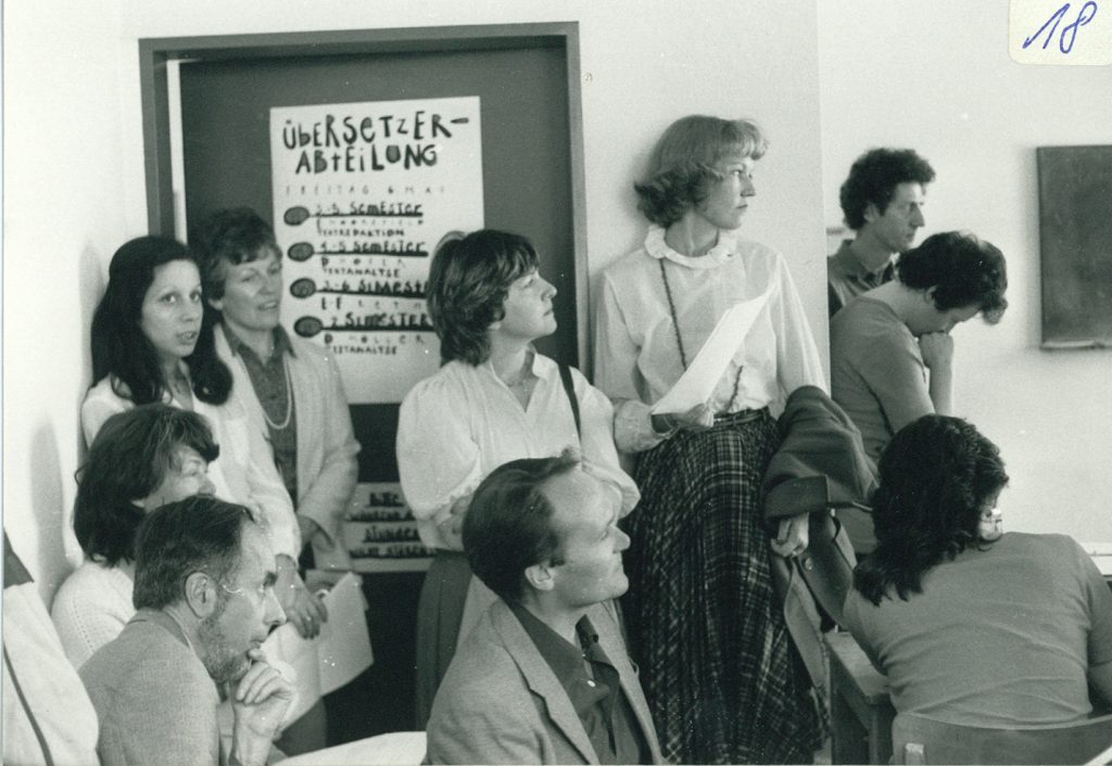 Tag der offenen Tür 1983 in der Übersetzerabteilung
