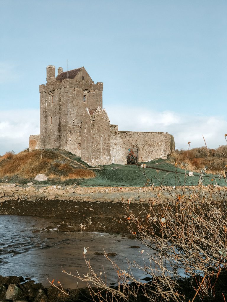 Ruine Dunguire Castle.Semester abroad studying in Dublin.