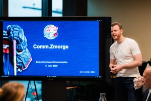Auftritt am CommZmorge zum Thema «Krisenkommunikation im Sport»
