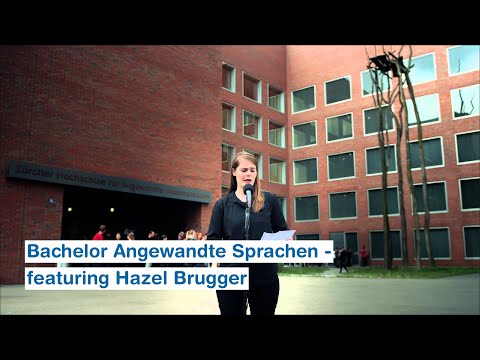 Bachelor Angewandte Sprachen – featuring Hazel Brugger | ZHAW IUED