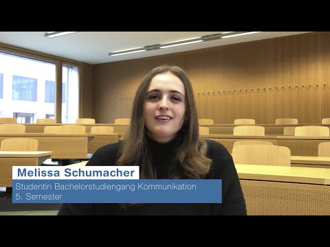 Melissa Schumacher, Studentin Bachelorstudiengang Kommunikation