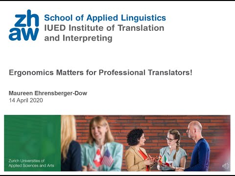 Ergonomics Matters for Professional Translators!