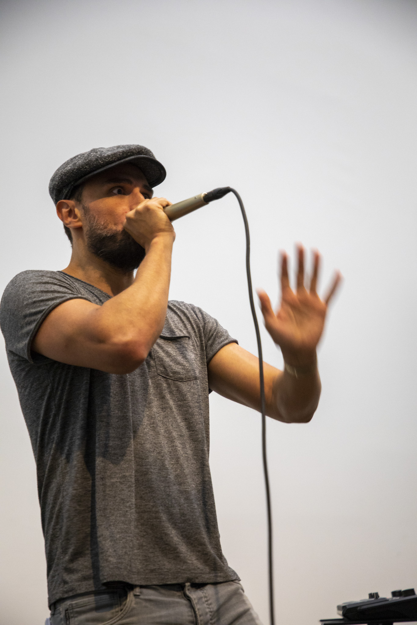 Miguel Camero, analoger und digitaler Beatboxer