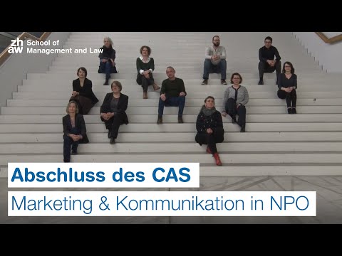 Abschluss des CAS Marketing &amp; Kommunikation in NPO