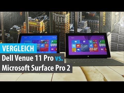 Vergleich: Dell Venue 11 Pro vs. Microsoft Surface Pro 2 | tabtech.de