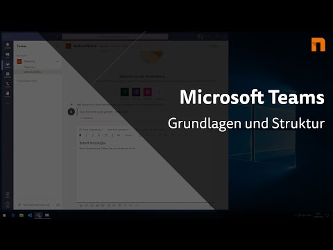 Microsoft Teams Tutorial - Grundlagen und Struktur (2020 - deutsch)