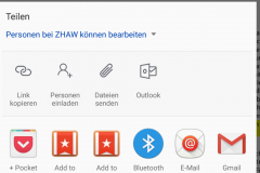 OneDrive Dateien teilen