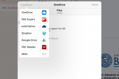 OneNote Datei aus anderer App öffnen