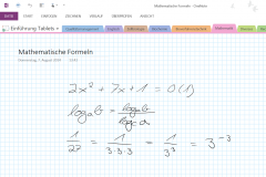 Mathematische Formeln