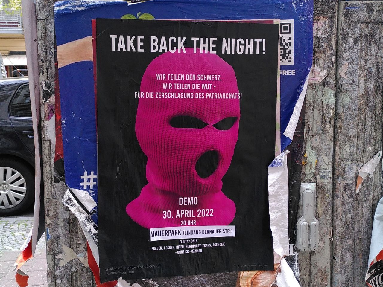 Politisches Plakat in Berlin