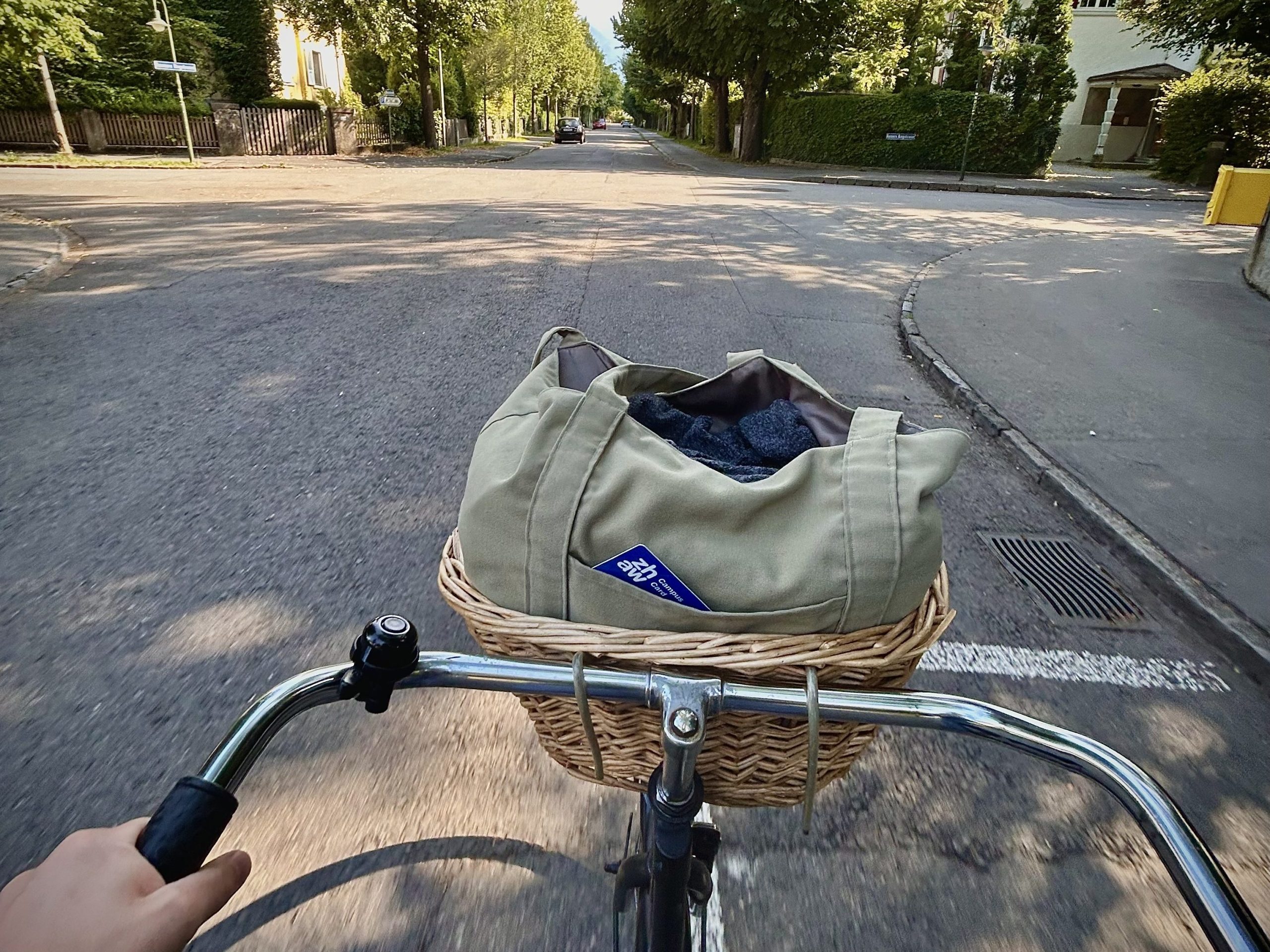 eBike in einem Quartier