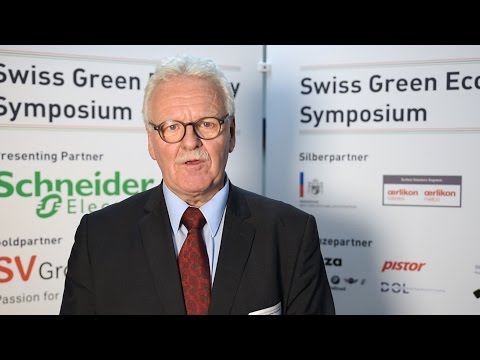 Dr. Xaver Edelmann, SQS / Empa / WRF, am Swiss Green Economy Symposium 2014