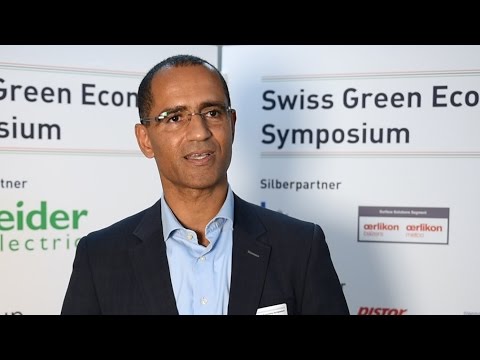 Christian Frutiger, Deputy Head Global Public Affairs Nestlé, am Swiss Green Economy Symposium 2014