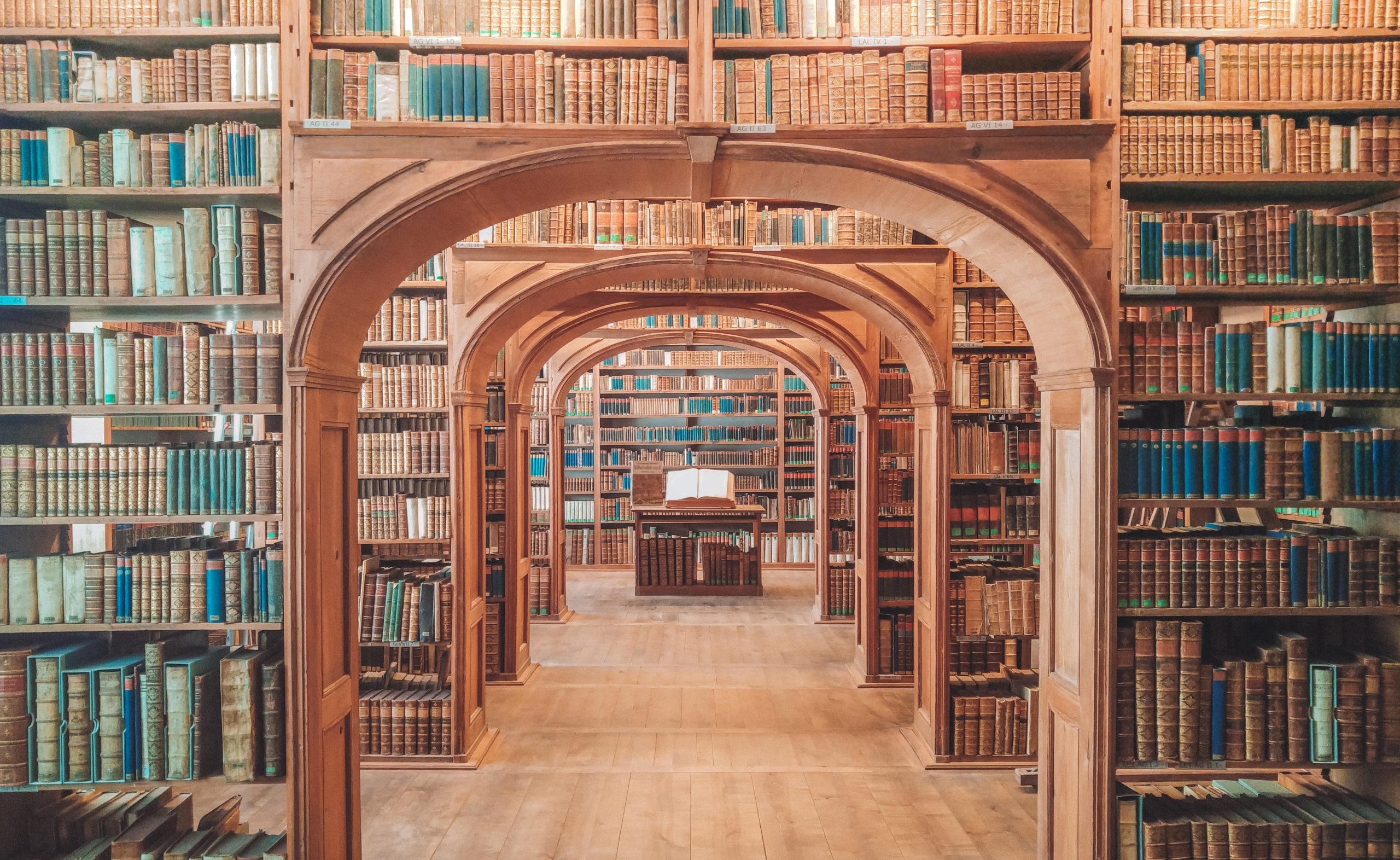 Bibliothek- Durchblick